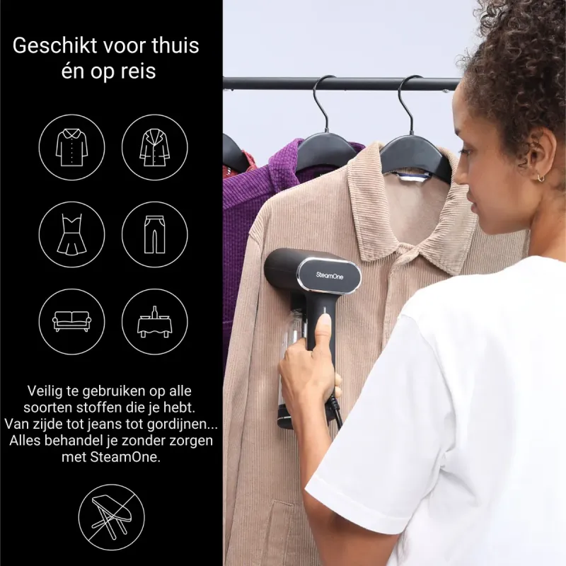 Geschikt voor alle stoffen Geschikt voor alle stoffen