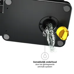 SteamOne verticale stomers zijn voorzien van een kalkverzamelaar SteamOne verticale stomers zijn voorzien van een kalkverzamelaar