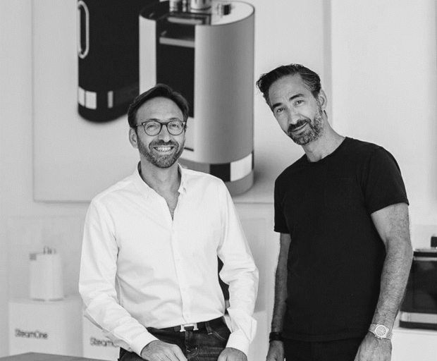 David en Olivier Gabison, oprichters van SteamOne
